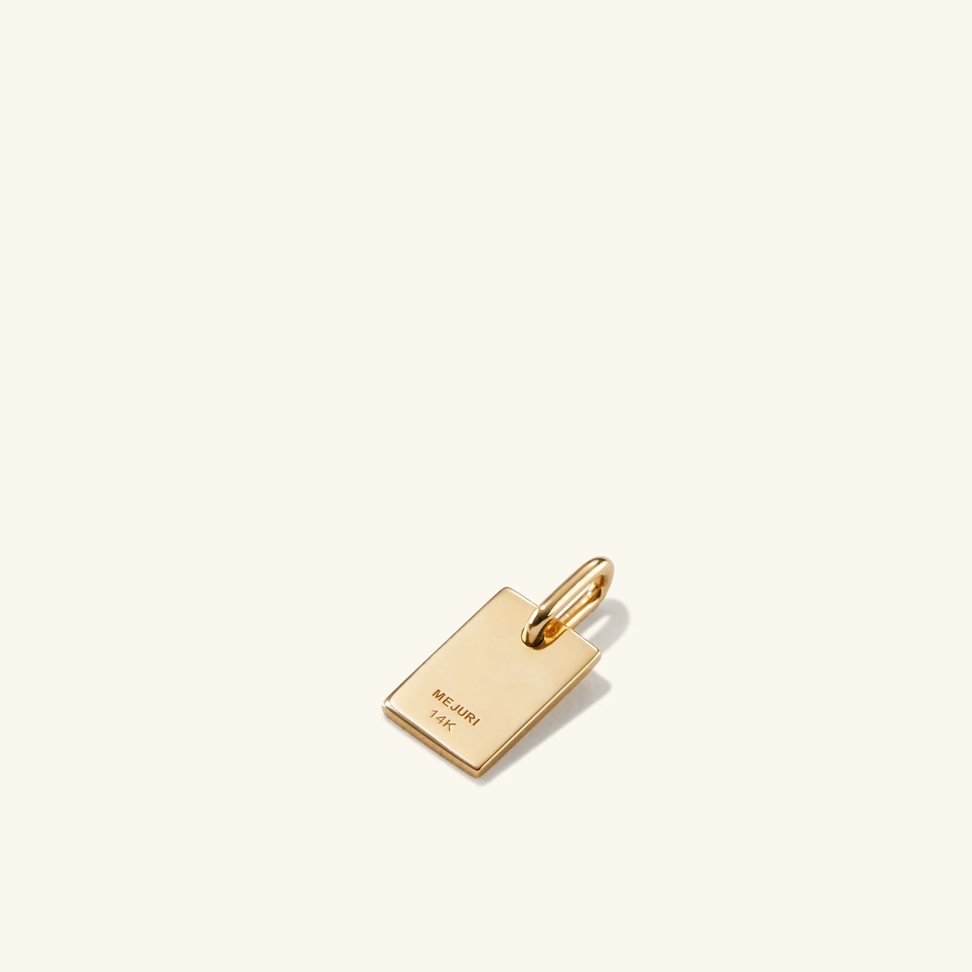 Tag Pavé Diamond Engravable Charm - Image 17