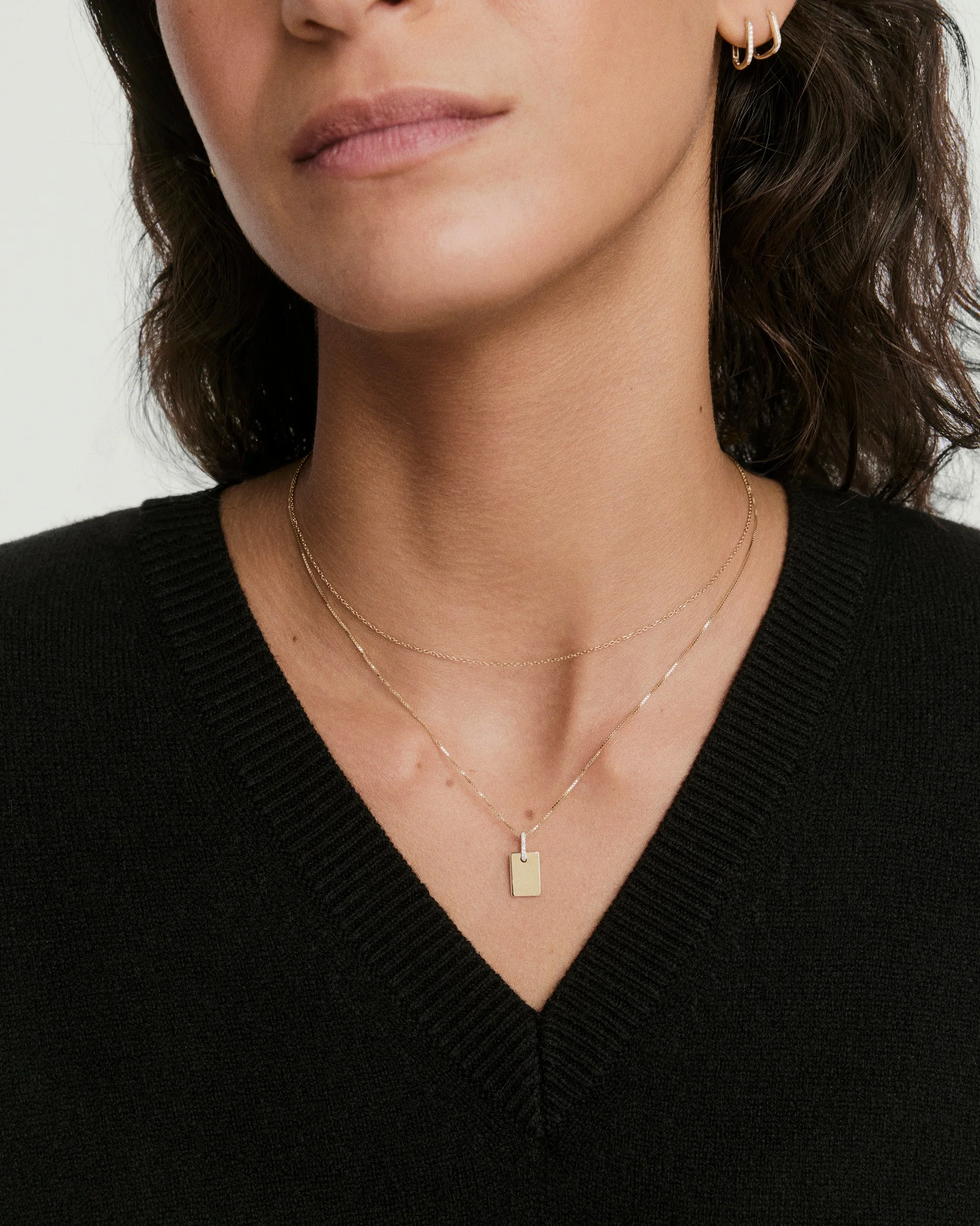 Tag Pavé Diamond Engravable Charm - Image 19