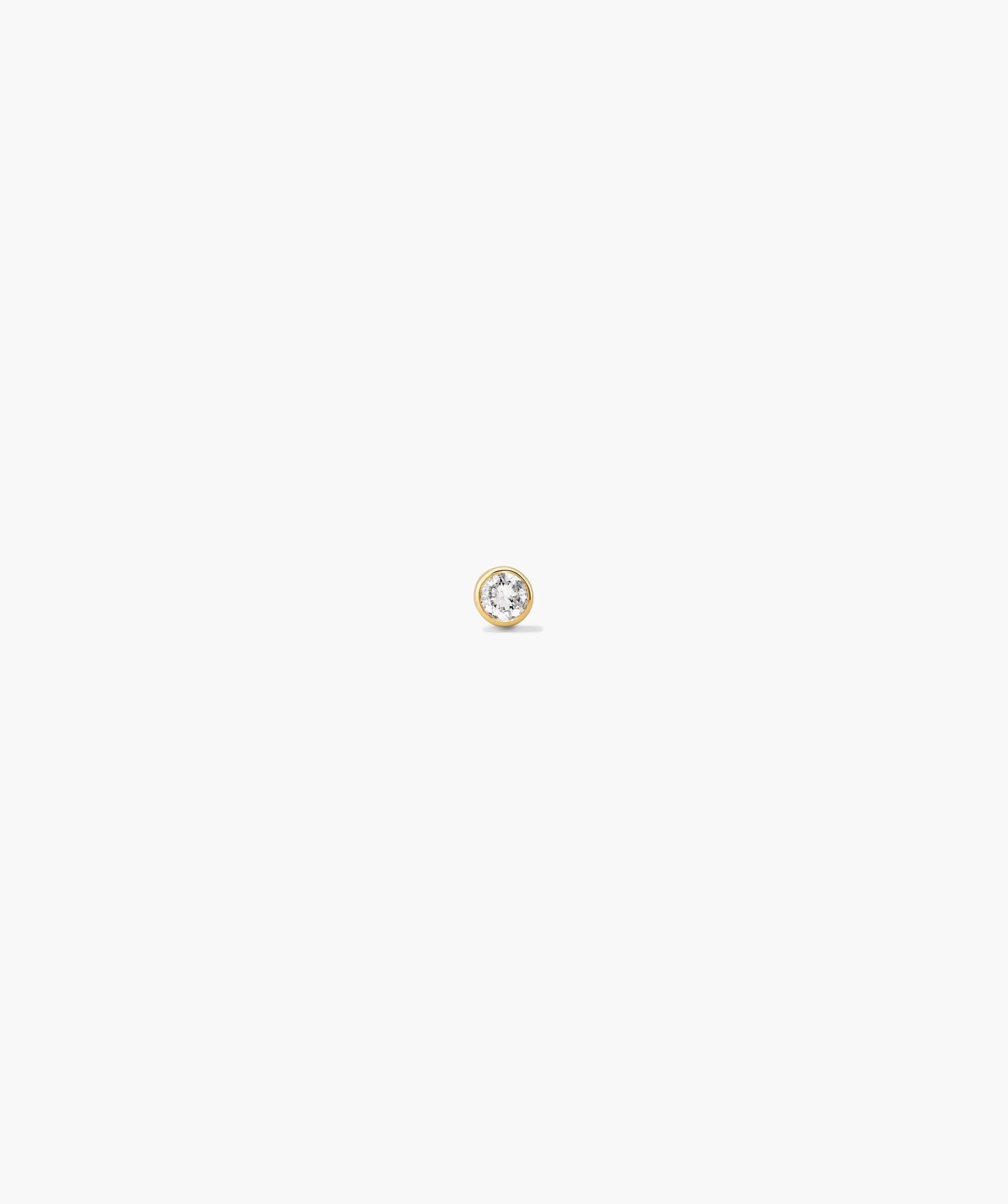 Single Tiny Diamond Stud - Image 2