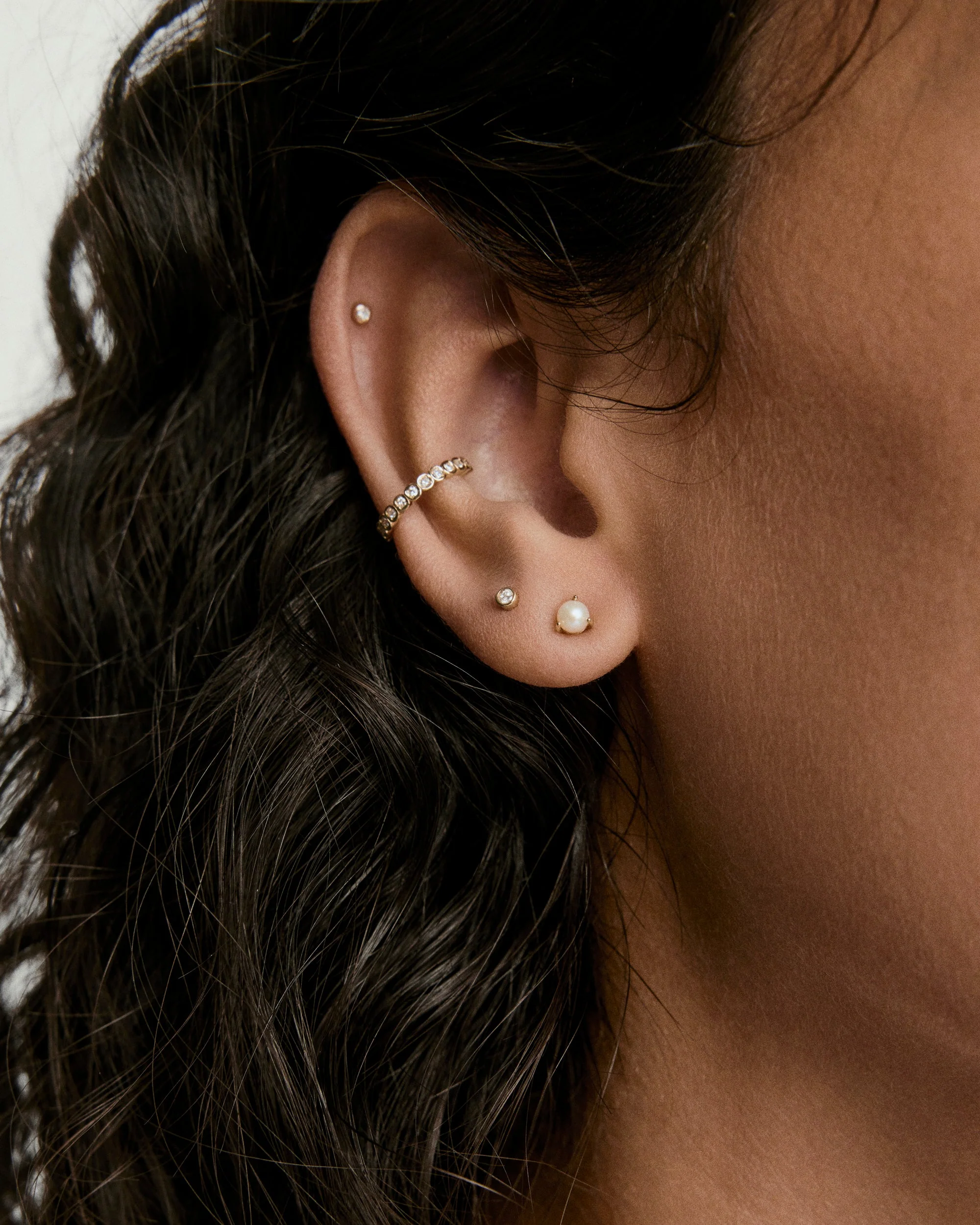 Single Tiny Diamond Stud - Image 8