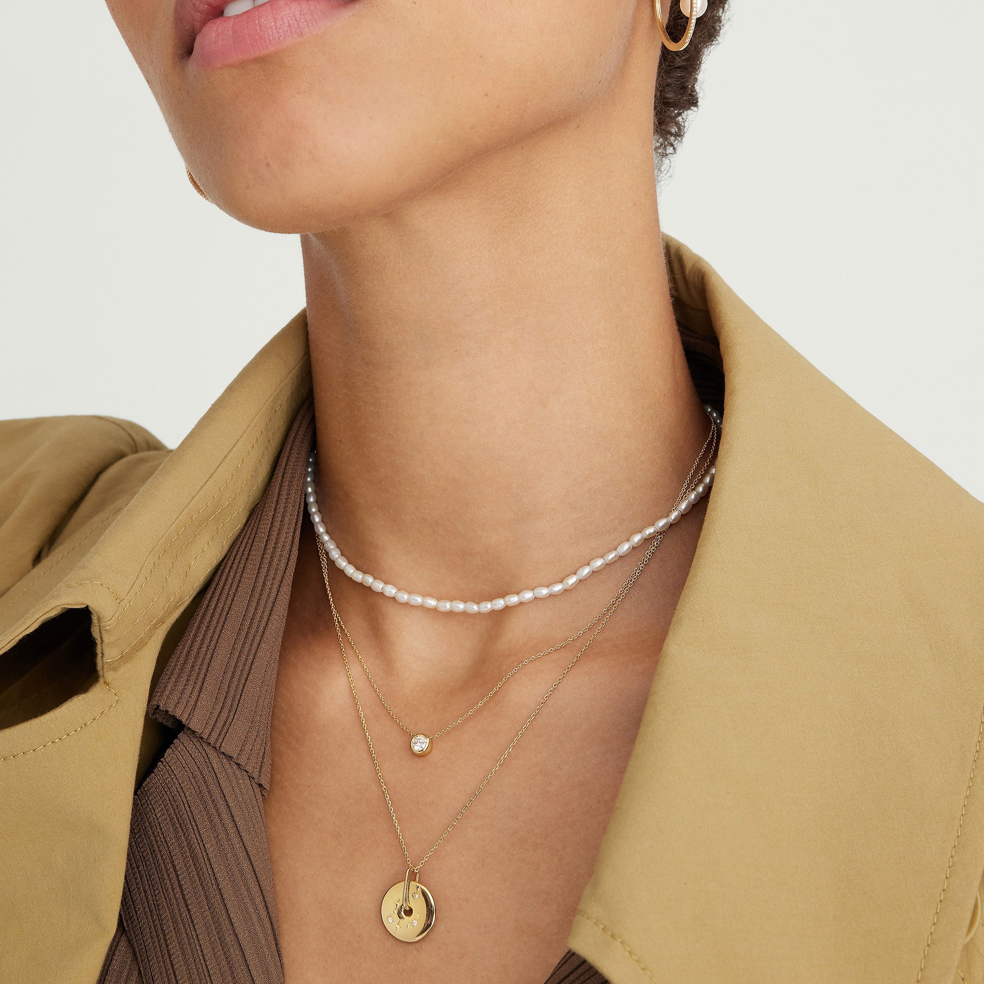 Tiny Pearl Necklace Migrated - Image 3