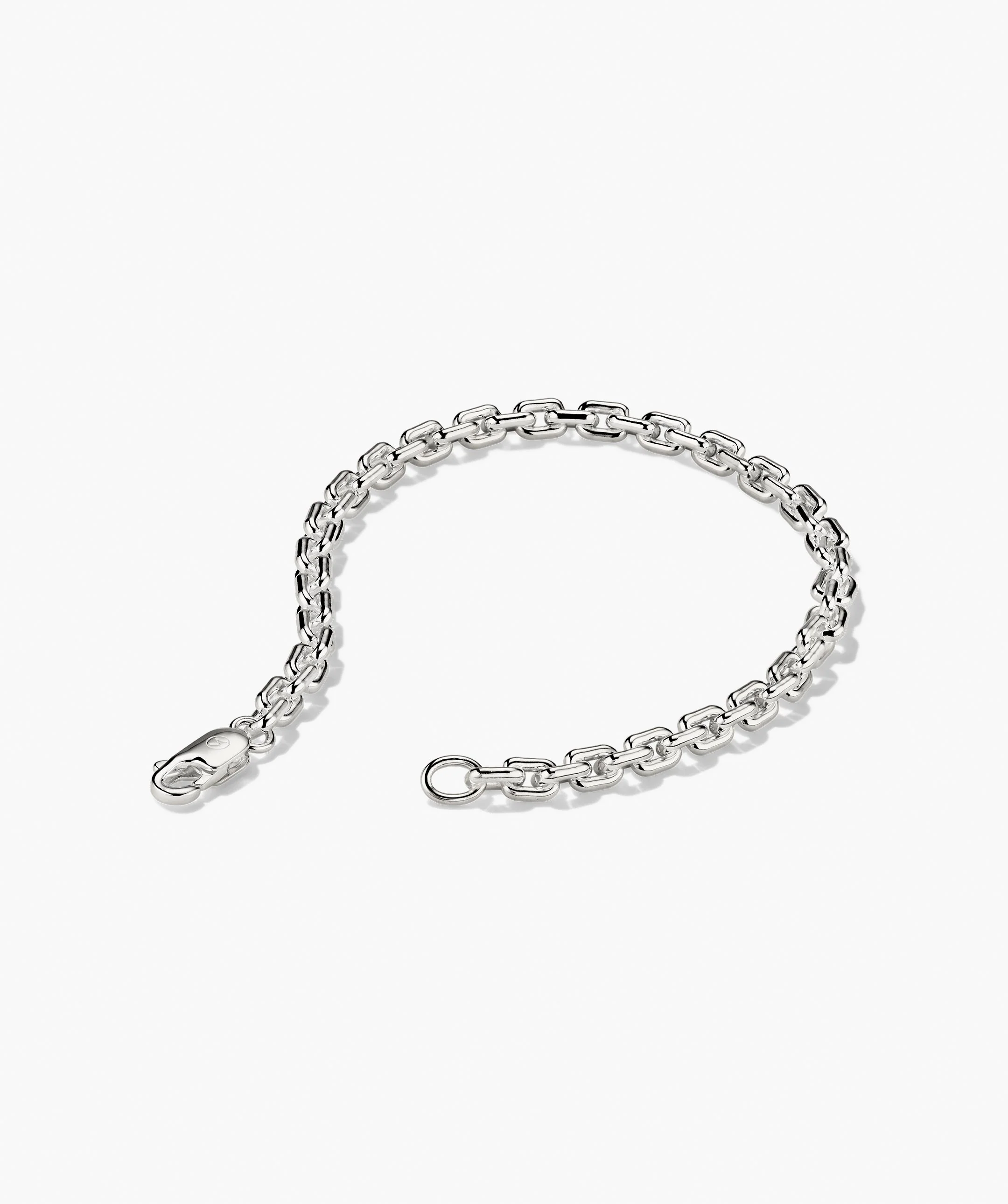 Trace Rectangle Chain Bracelet - Image 3