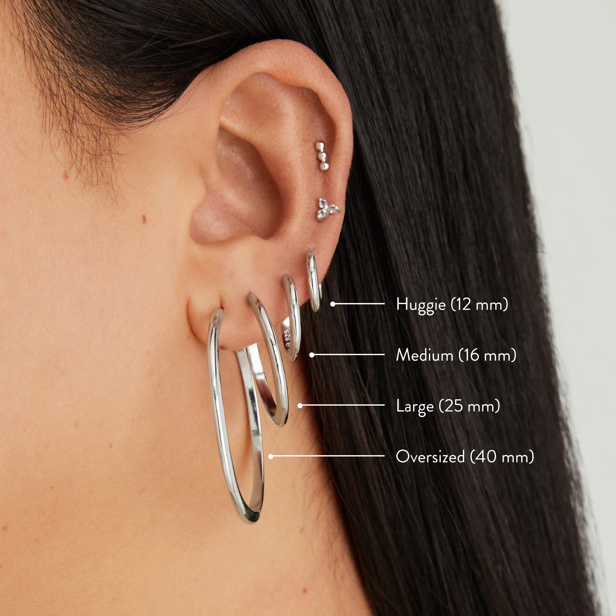 Tube Huggie Hoops - Image 15