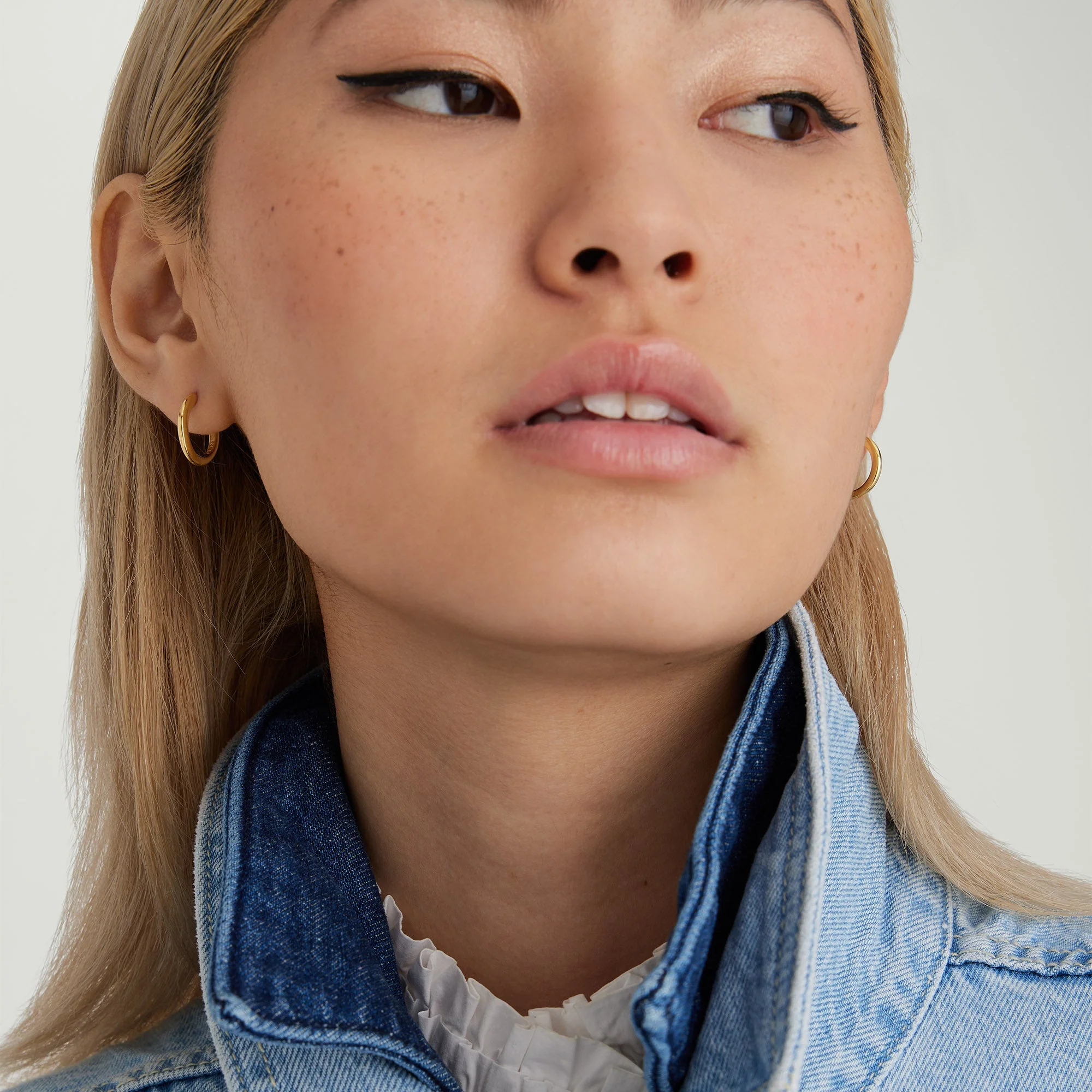 Tube Medium Hoops - Image 3